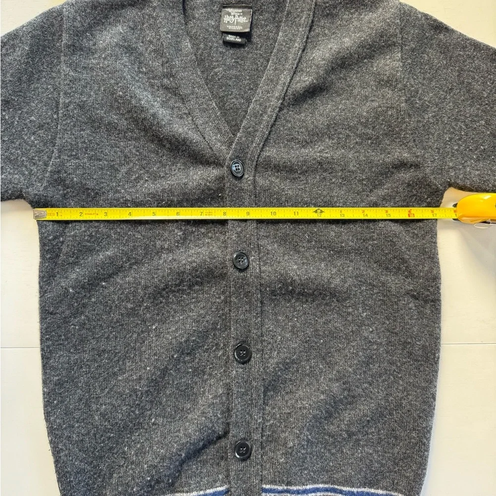 Harry Potter Wizarding World Ravenclaw Cardigan 100% Lambswool Size Small - Picture 8 of 10
